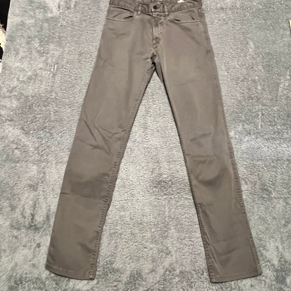 Faherty Pants Mens 30 Gray Jeans Chino Preppy 33.5” Inseam Slim